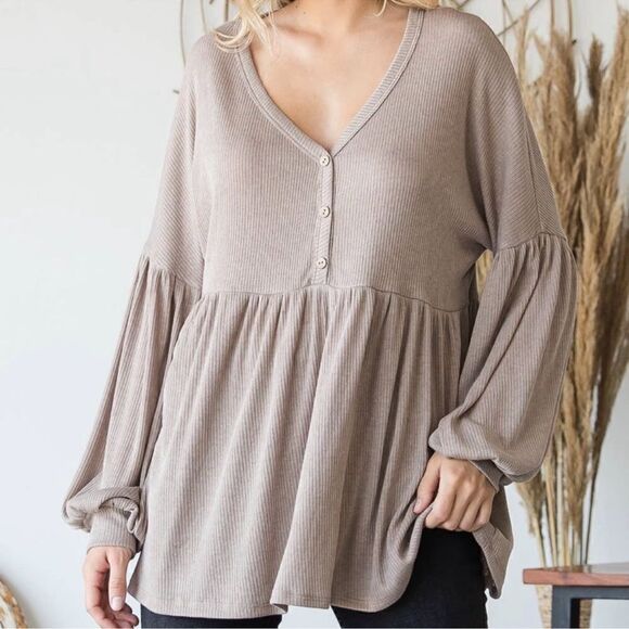 NWT Lovely J oversized Boho Top - Picture 2 of 4